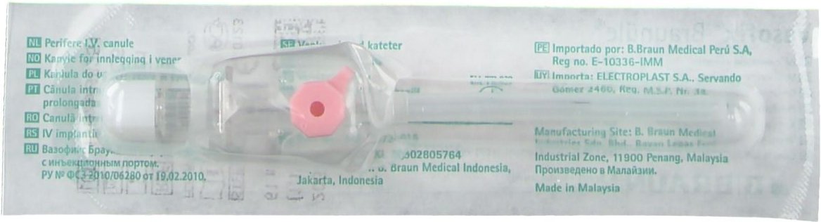 Vasofix Braunüle 20 G 33 mm rosa 1 St Kanüle