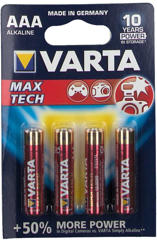 Batterien Micro Lr03 AAA 4703 Varta Max 4 St