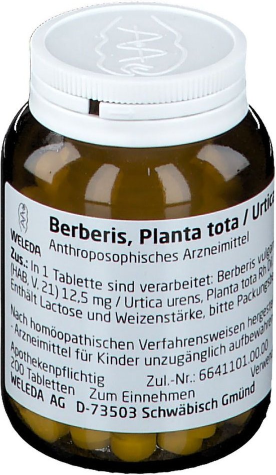 Berberis Planta tota/Urtica urens Tabletten 200 St