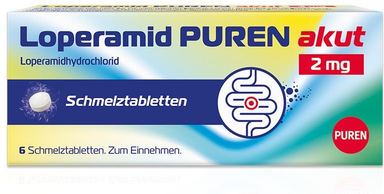 Loperamid PUREN akut 2 mg Schmelztabletten
