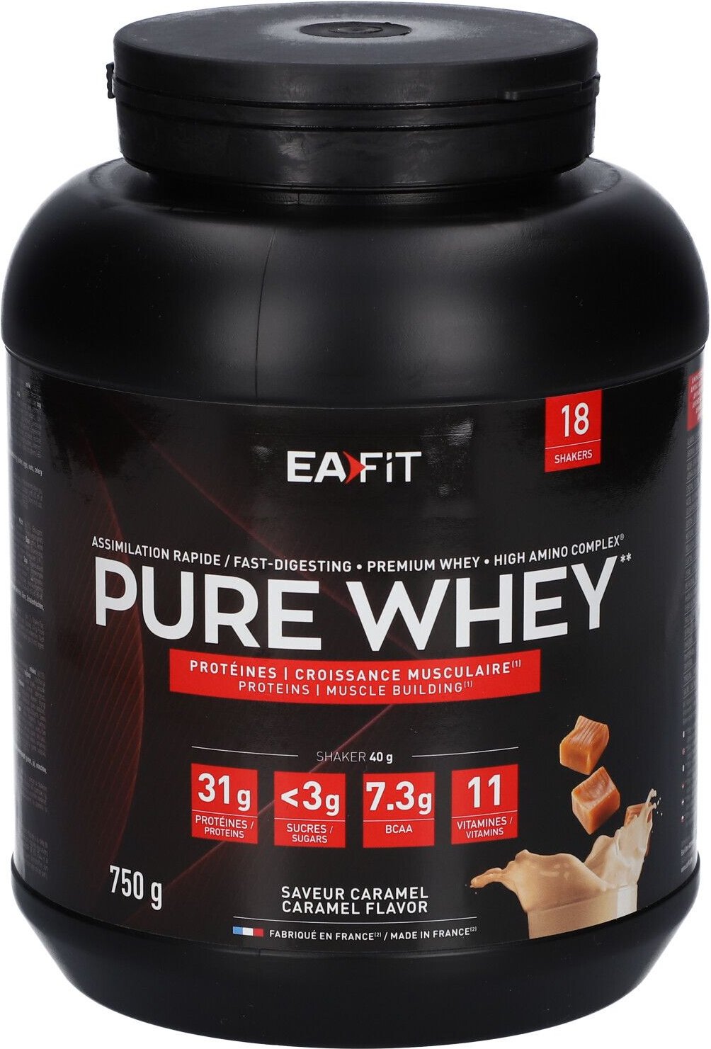 Ea-Fit Pure Whey Caramel 750G 750 g Pulver zur Herstellung einer Lösung zum Einnehmen