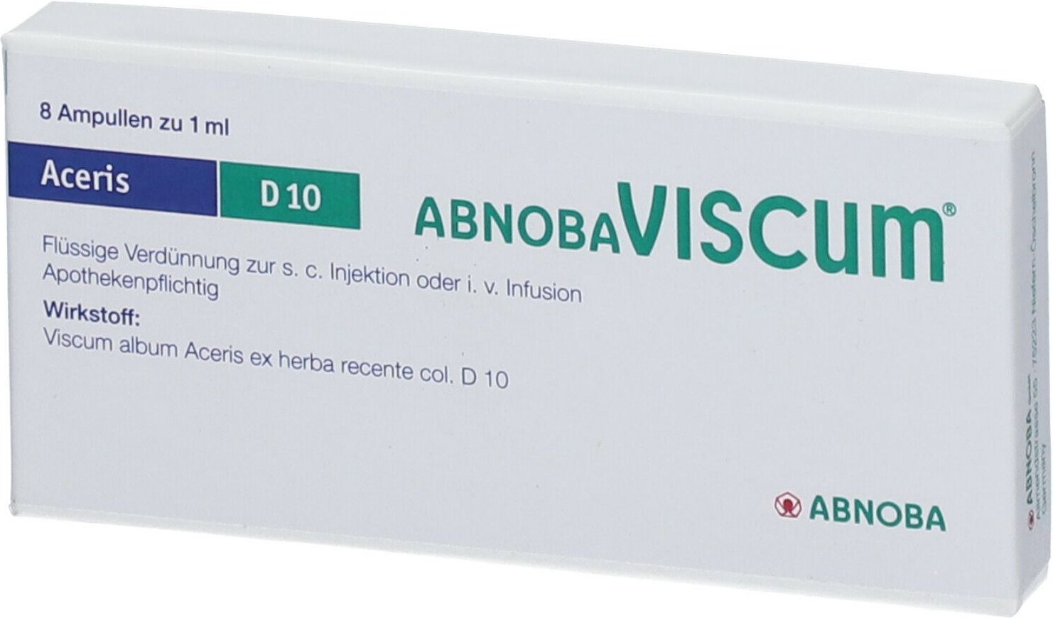 Abnobaviscum Aceris D 10 Ampullen 8 St