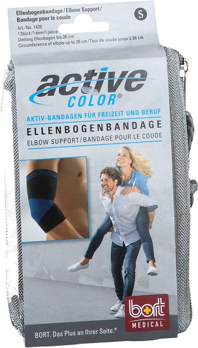 Bort ActiveColor Ellenbogenbandage S schwarz 1 St Bandage(s)