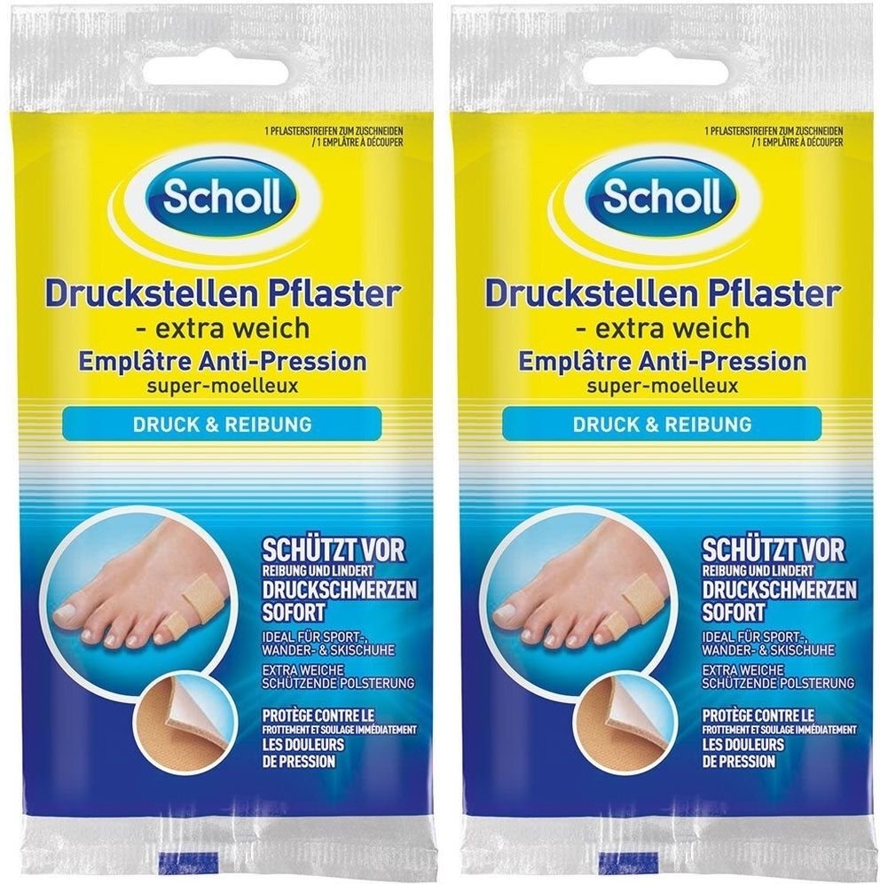 Scholl Druckstell PFL Ex W x2 2x1 St Pflaster