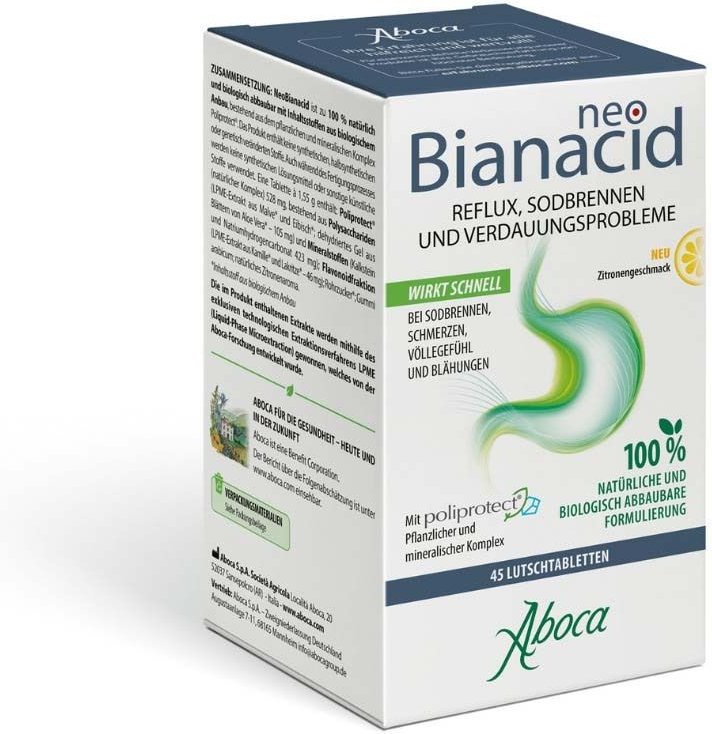 NEO Bianacid Lutschtabletten Zitronengeschmack 45 St