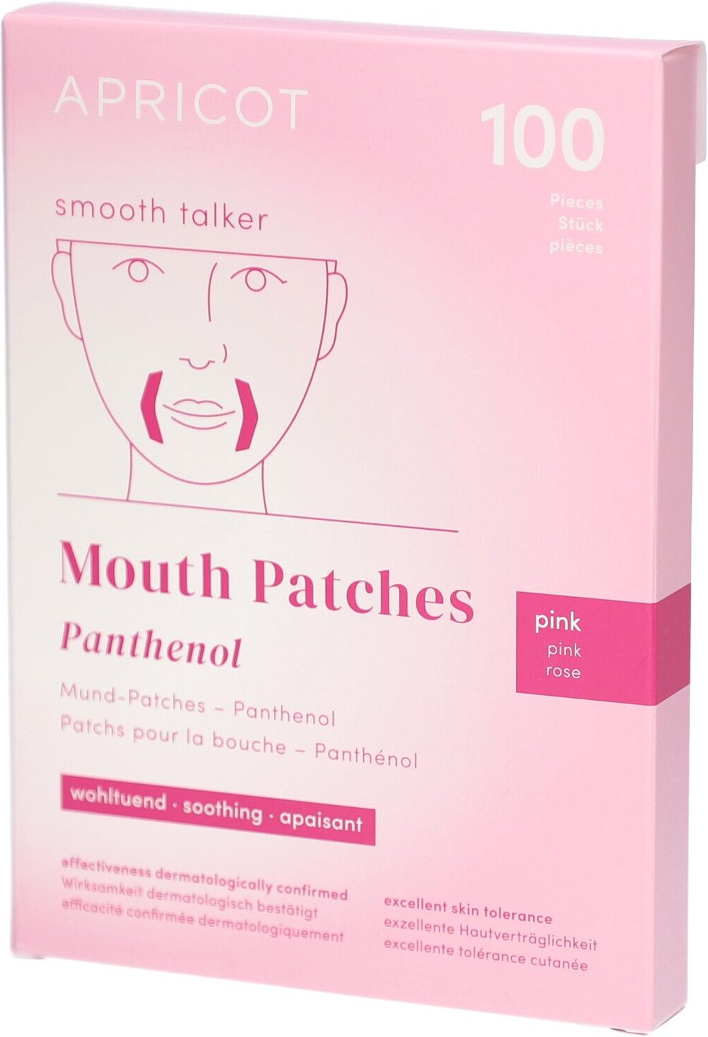 Apricot Mouth Patches Panthenol 100 St Pflaster