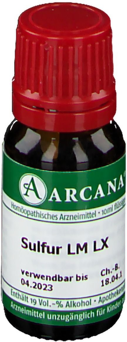 Sulfur LM 60 Dilution 10 ml