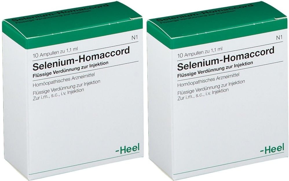 Selenium Homaccord Ampullen 2x 2x10 St