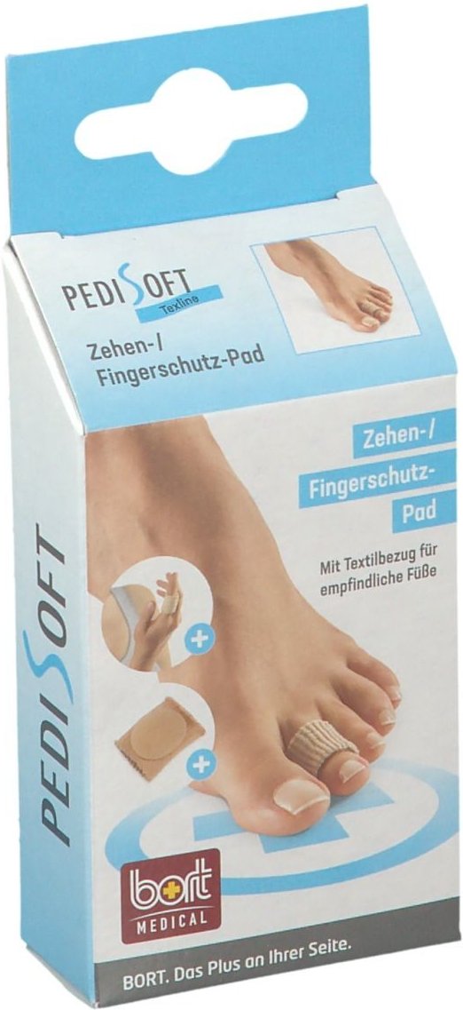 Bort PediSoft TexLine Zeh.Fing.Schutz Pad small 2 St Fingerling