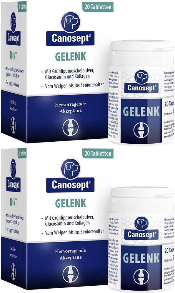 Canosept Gelenk Tabletten f.Hunde 2x 2x20 St