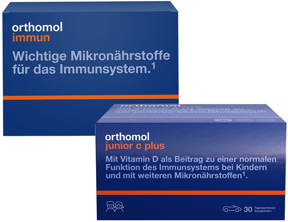 Orthomol Immun + Junior C plus Set 2x30 St Tagesportionen