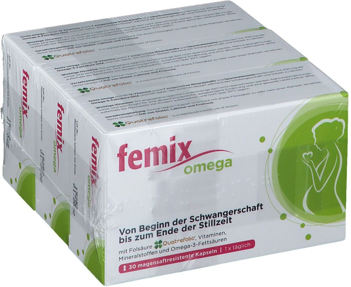 Femix omega magensaftresistente Weichkapseln 90 St