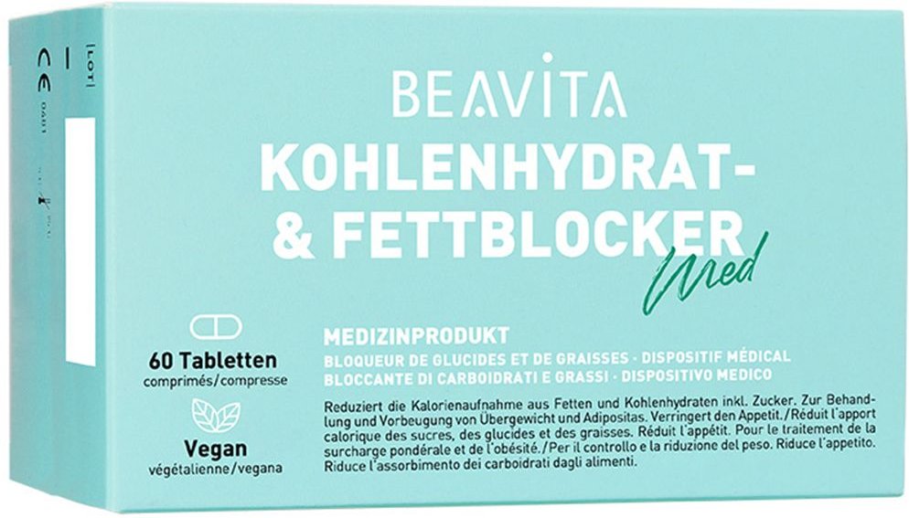 Beavita Kohlenhydrat- und Fettblocker Tabletten 60 St