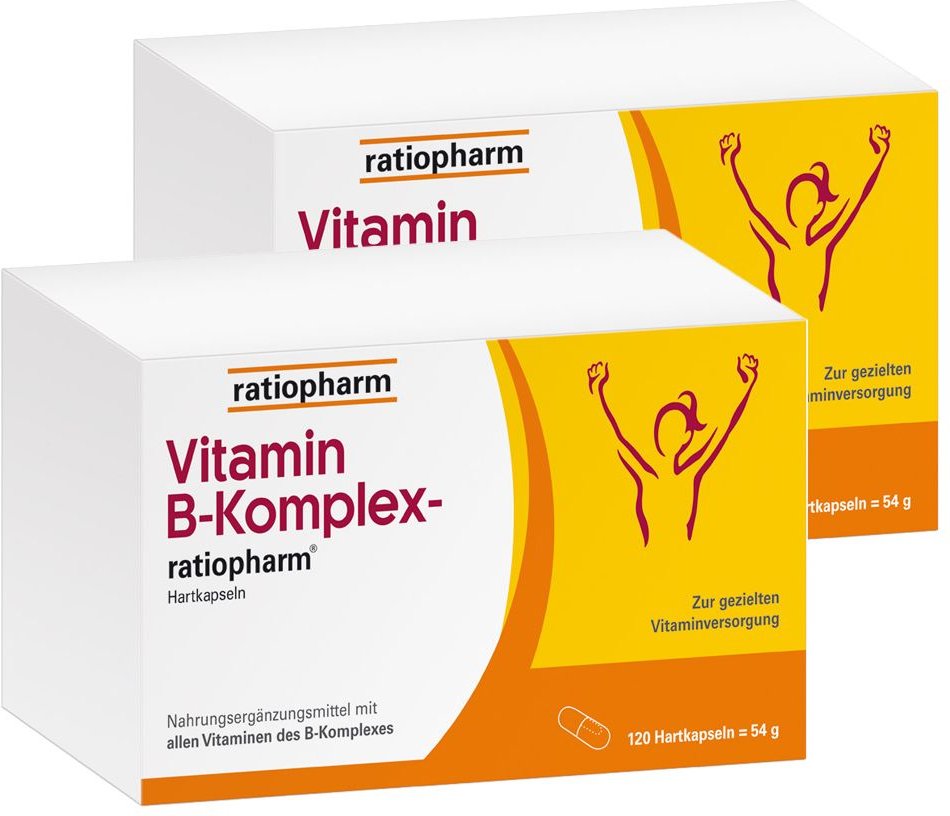 2x Vitamin B-Komplex-ratiopharm Kapseln 2x120 St