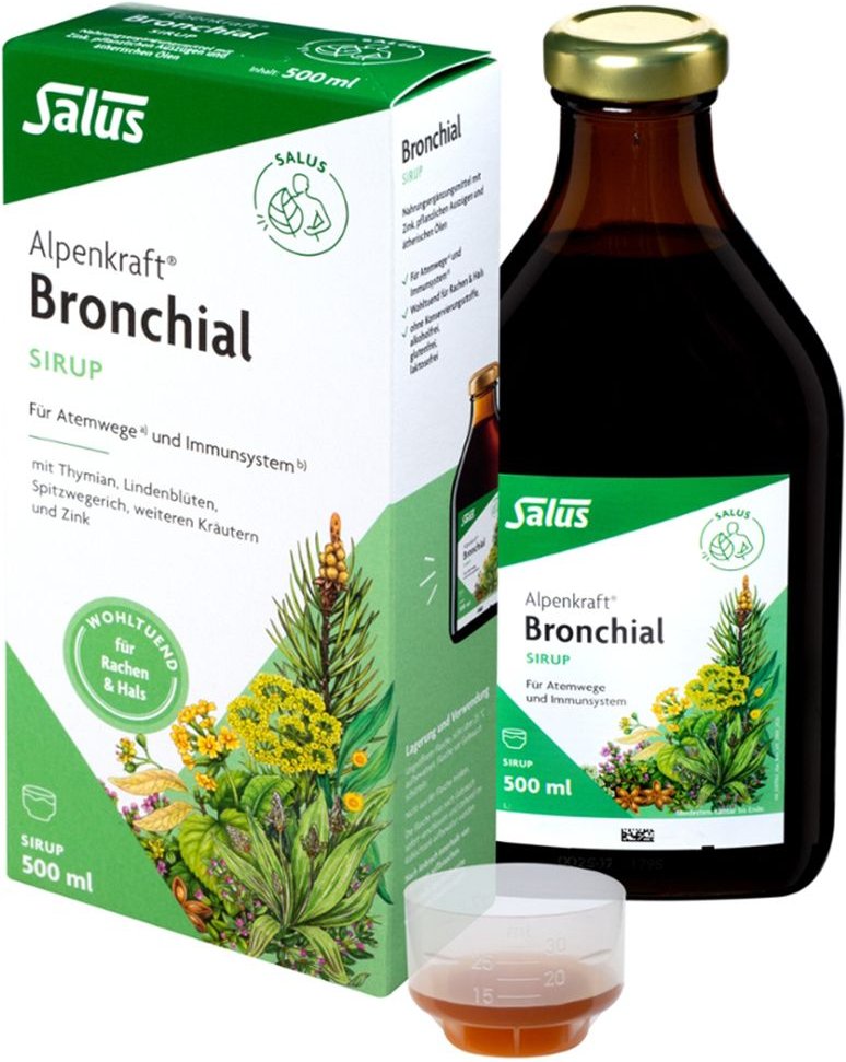 Alpenkraft Bronchial-Sirup Salus 500 ml Sirup