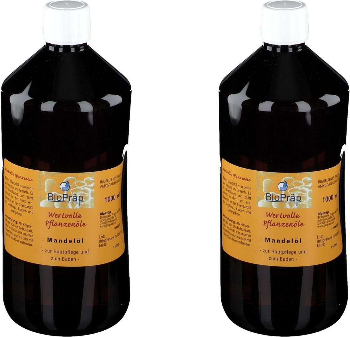 Mandelöl 2x1000 ml Öl