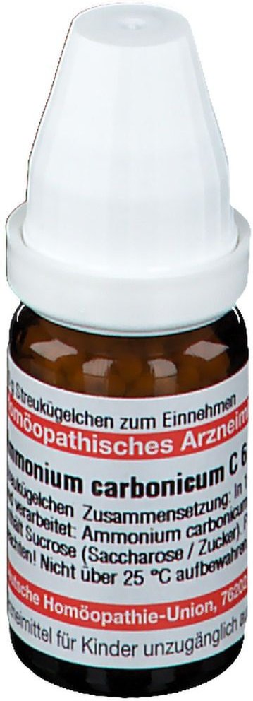 Ammonium Carbonicum C 6 Globuli 10 g