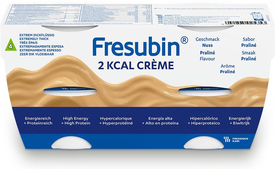 Fresubin 2 kcal Creme Praline im Becher 4x125 g Flüssigkeit