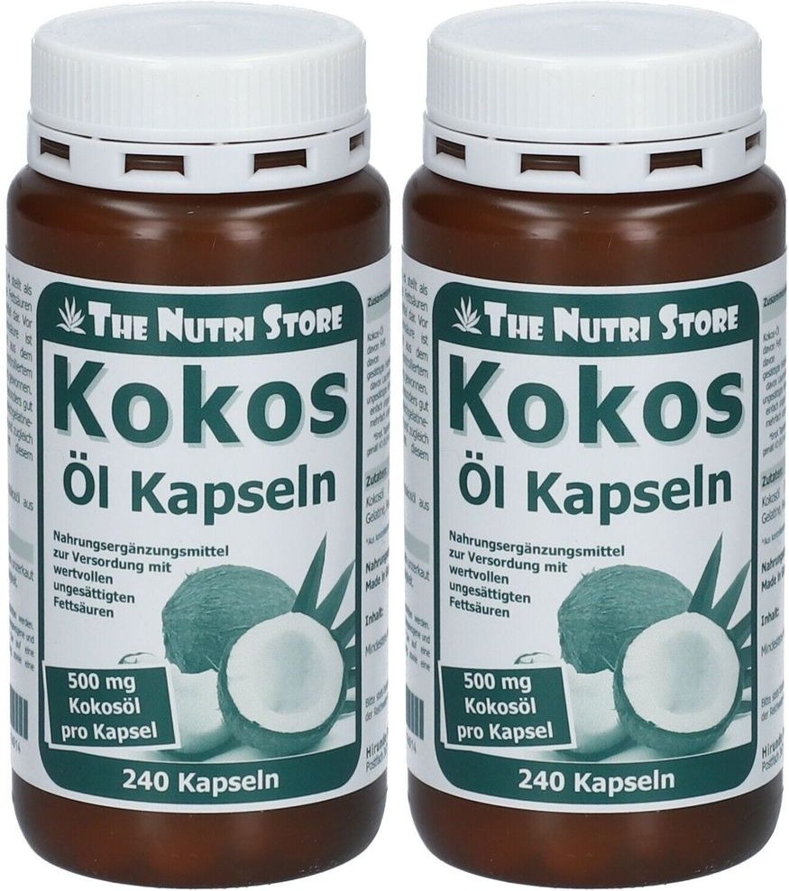 Kokosoel 500Mg 2x 2x240 St Kapseln