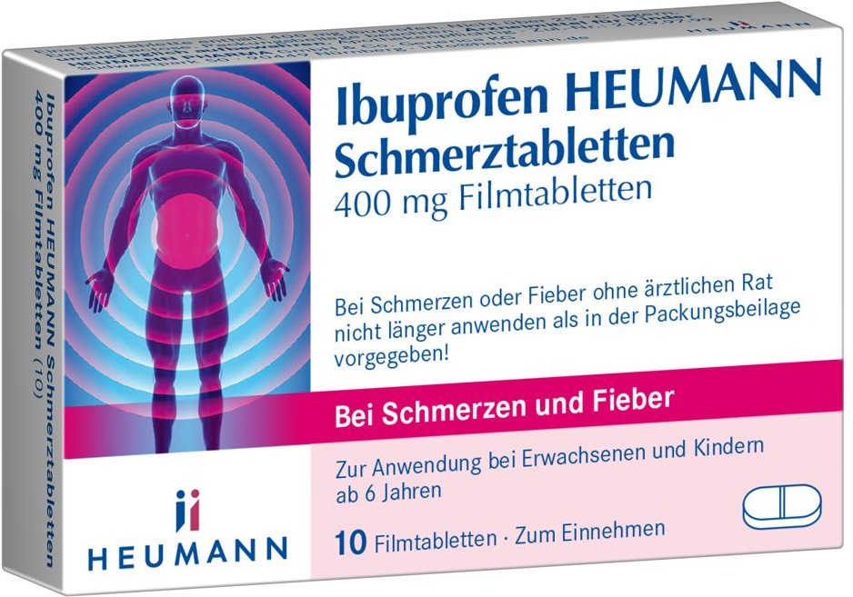 Ibuprofen HEUMANN Schmerztabletten 400 mg