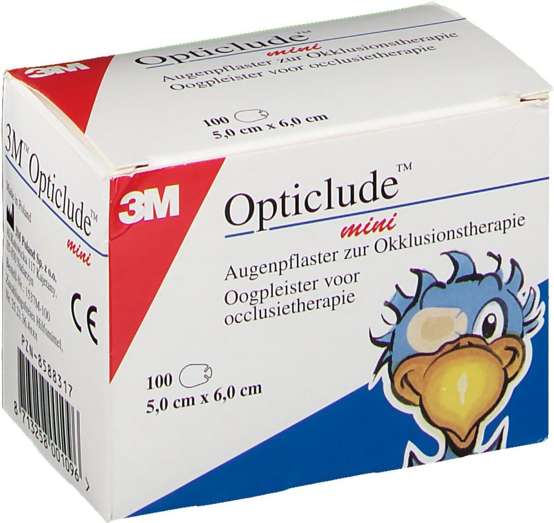 Opticlude mini 5x6 cm 1537/100 100 St Pflaster