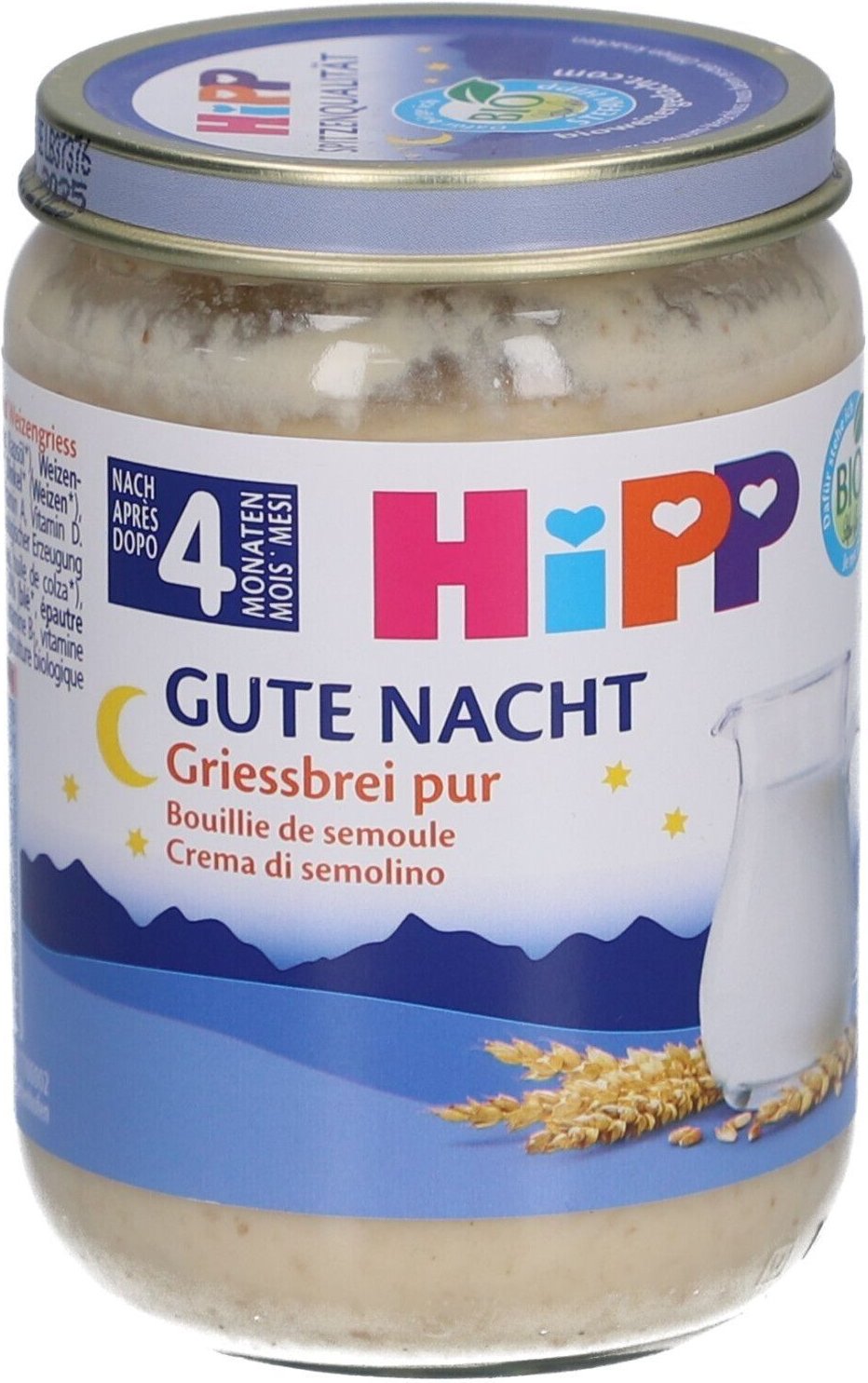 HiPP Gute Nacht Porridge Pur - ab 5 Monaten x4 4x190 g