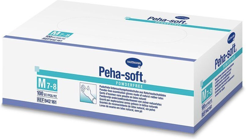 Thumbnail - Peha-Soft Latex Unt.Hands.unsteril puderfrei M 100 St Handschuhe