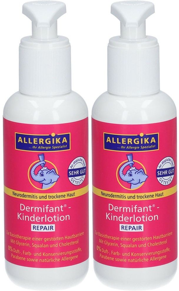 2x Dermifant Kinderlotion Repair 2x200 ml Lotion