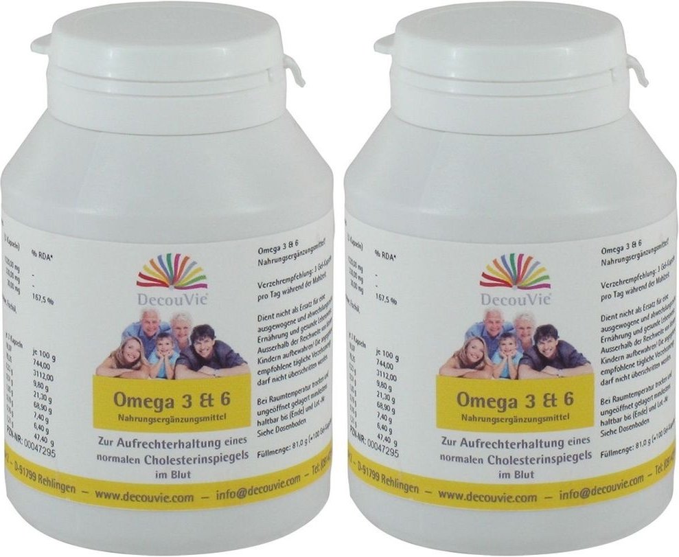 Omega-3 & 6 Kapseln x2 2x100 St