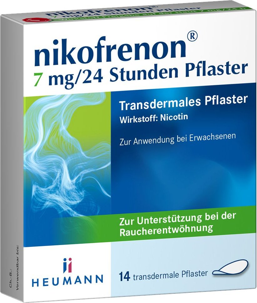 Nikofrenon 7 mg/24 Stunden Pflaster transdermal 14 St
