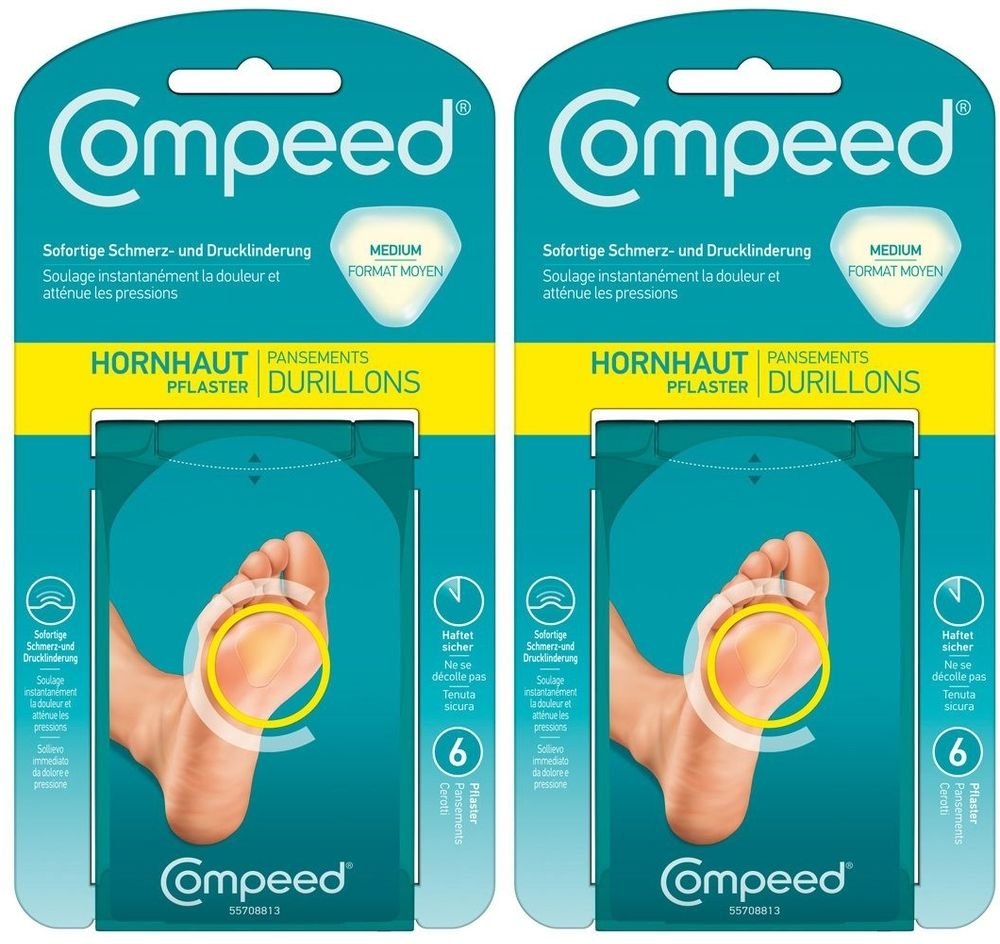 Compeed Hornhaut x2 2x6 St Pflaster