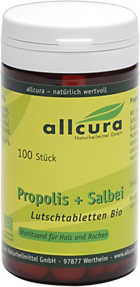 Propolis Salbei Lutschtabletten Bio 100 St