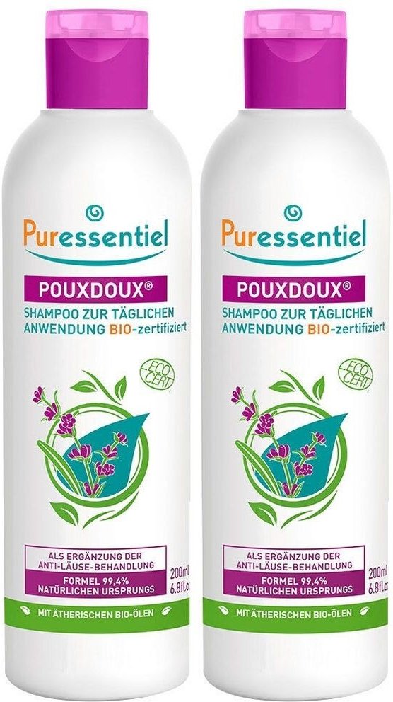 2x Puressentiel Anti-Läuse Shampoo Pouxdoux 2x200 ml