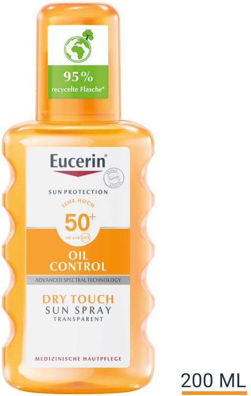 Eucerin Sun Oil Control Body Transp.Spray LSF 50+ 200 ml Spray