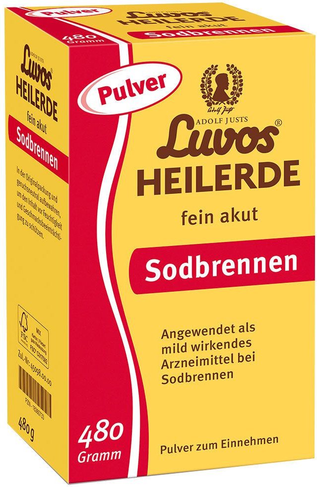 Luvos Heilerde fein akut Sodbrennen Pulver 480 g