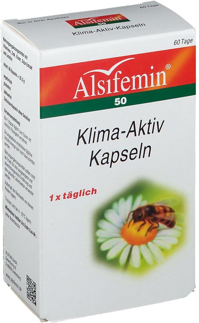 Alsifemin 50 Klima-Aktiv m.Soja 1x1 Kapseln 60 St