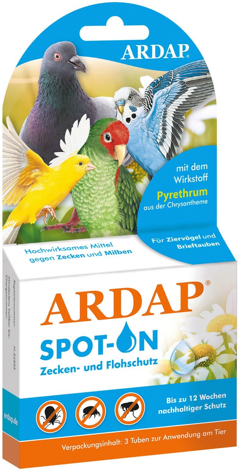 Thumbnail - Ardap Spot-on f.Ziervögel und Brieftauben 2 St Tropfen