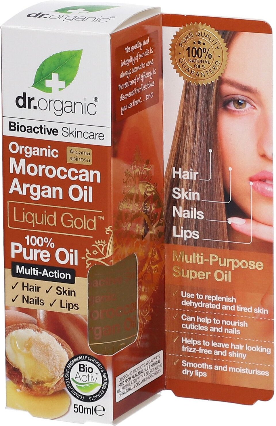 DR Organic Argan 100% Olio PUR 50 g Öl