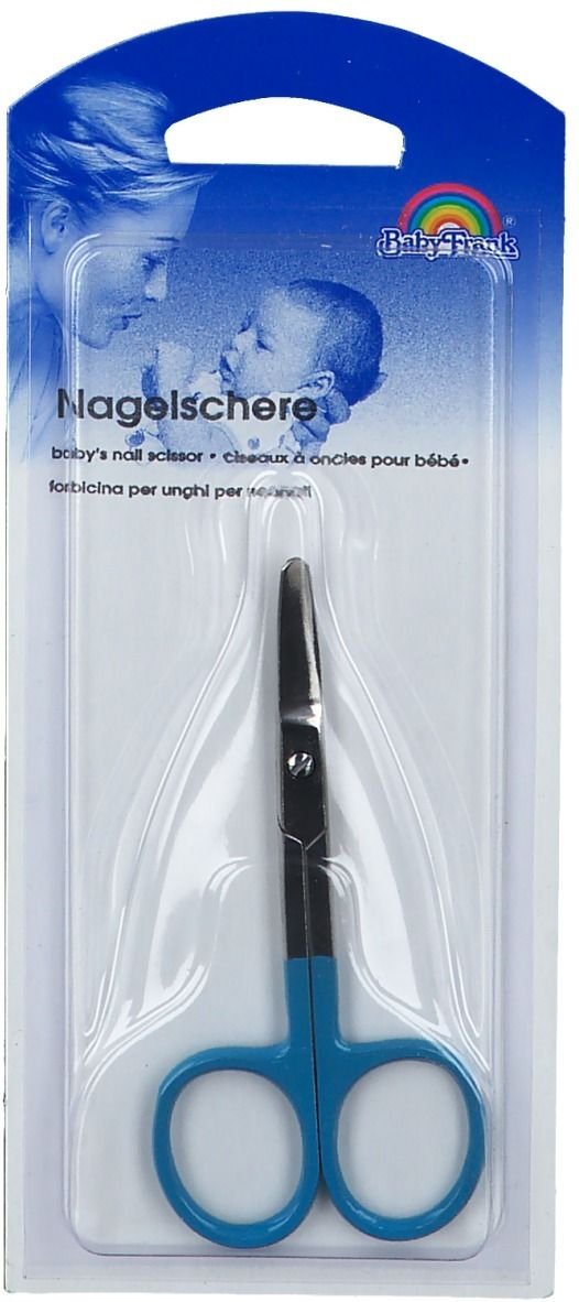 Babyschere 9 cm gebogen 1 St Schere