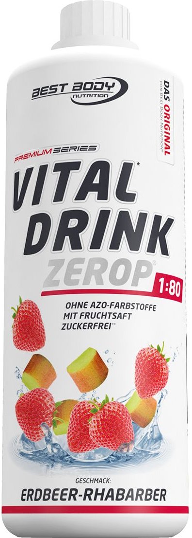 Thumbnail - BBN Vital Drink Erbeer Rhabarber 1000 ml Konzentrat