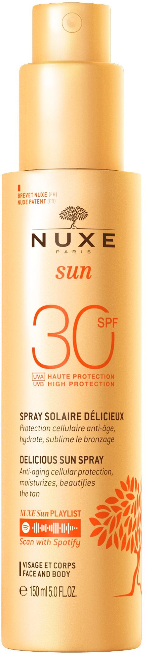 Nuxe Sun Sonnenspray Gesicht & Körper LSF 30 150 ml Creme