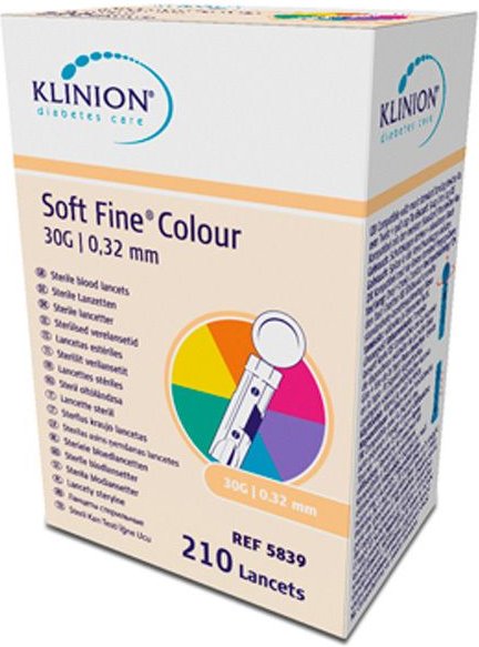 Klinion Soft fine colour Lanzetten 30 G