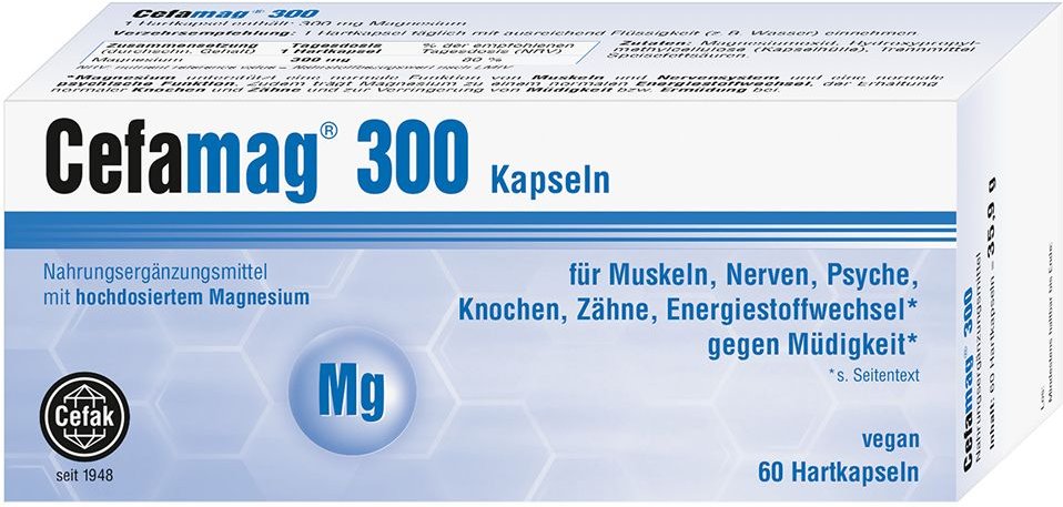 Cefamag 300 Hartkapseln 60 St