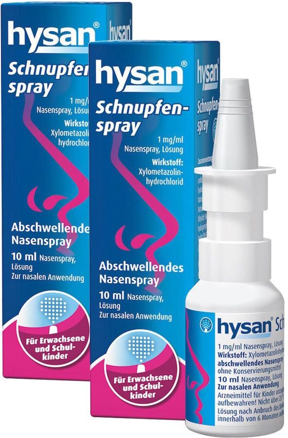 2x hysan Schnupfenspray 2x10 ml Nasenspray