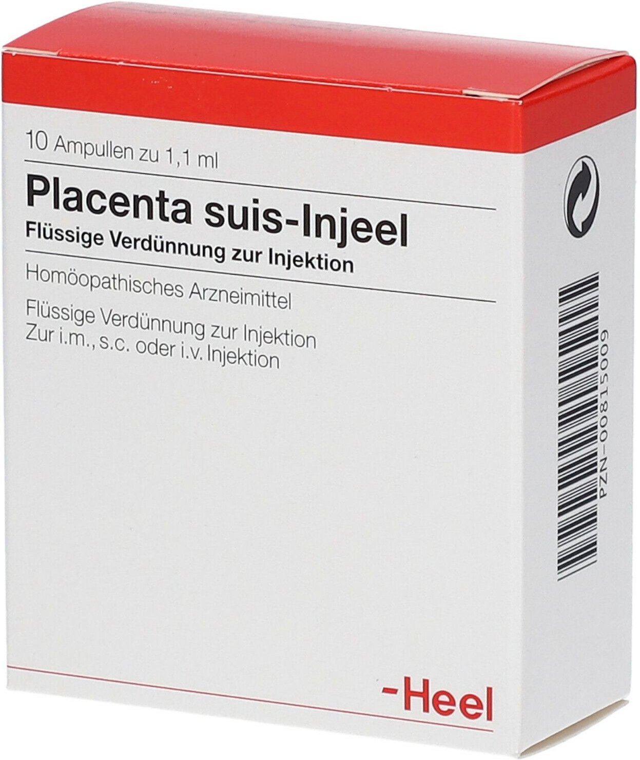 Placenta Suis Injeel Ampullen 10 St