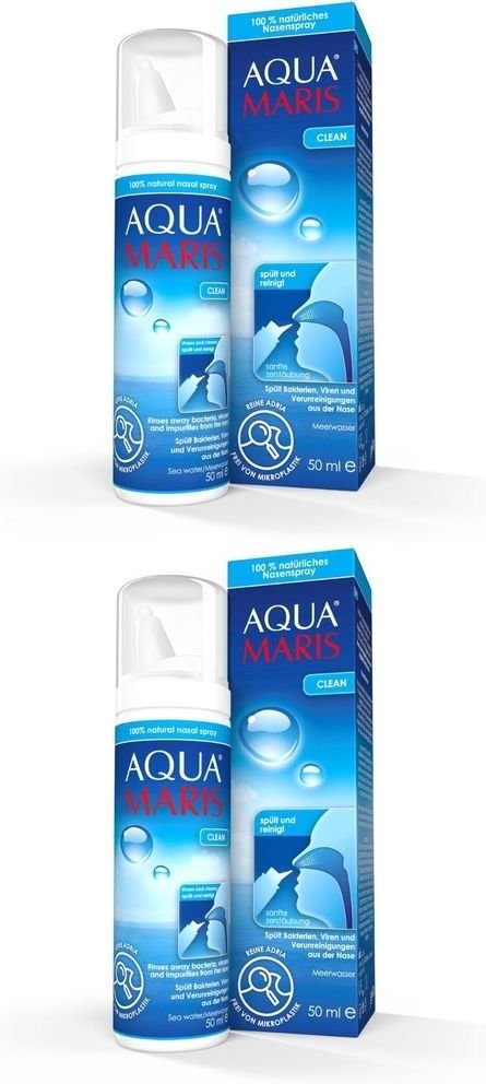 Aqua Maris Clean Nasenspray 2x 2x50 ml
