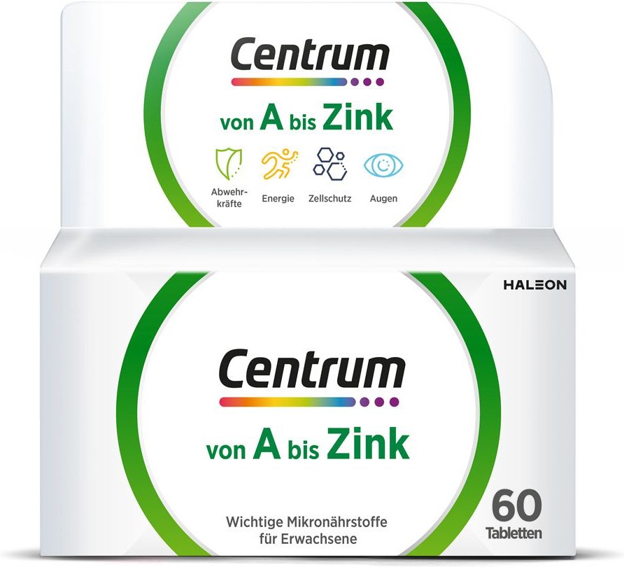 Centrum A-Zink Tabletten 60 St