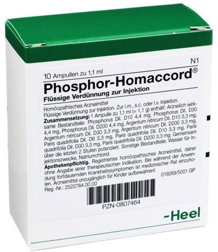 Phosphor Homaccord Ampullen 10 St