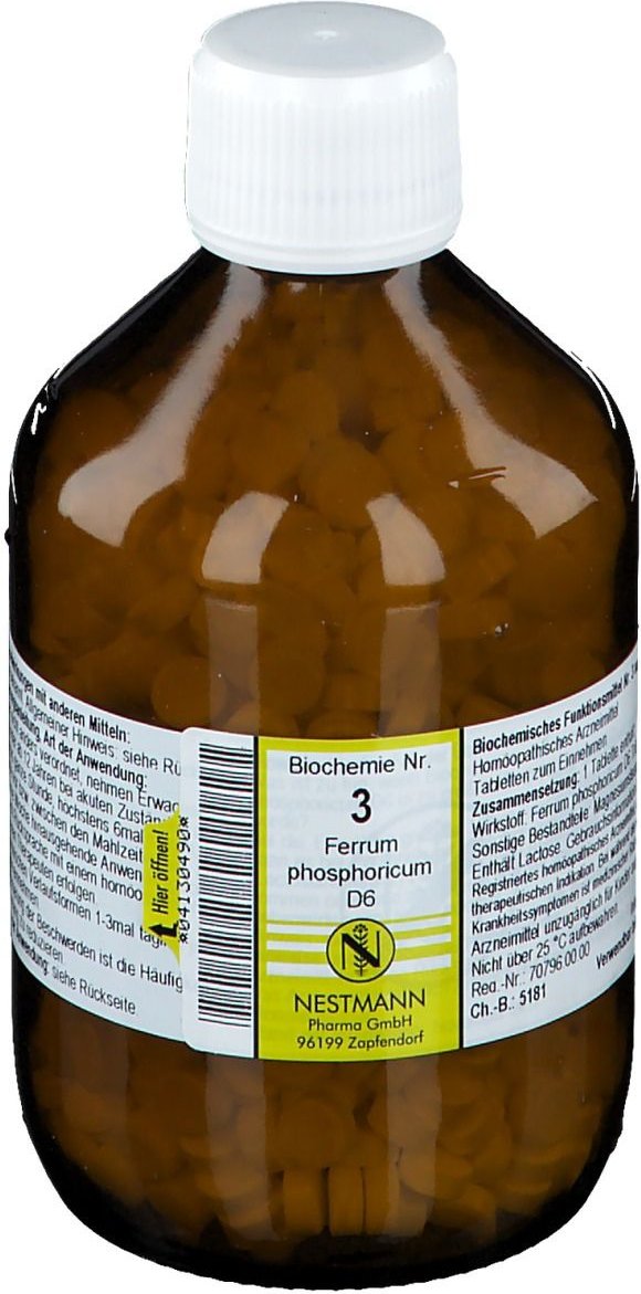 Biochemie 3 Ferrum phosphoricum D 6 Tabletten