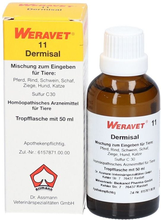 Dermisal 11 Tropfen vet. 20 ml